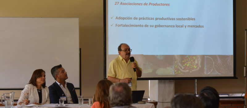 Taller “Retos y oportunidades del desarrollo de mercados y la comercialización de bienes y servicios amigables con la biodiversidad en Mesoamérica”.