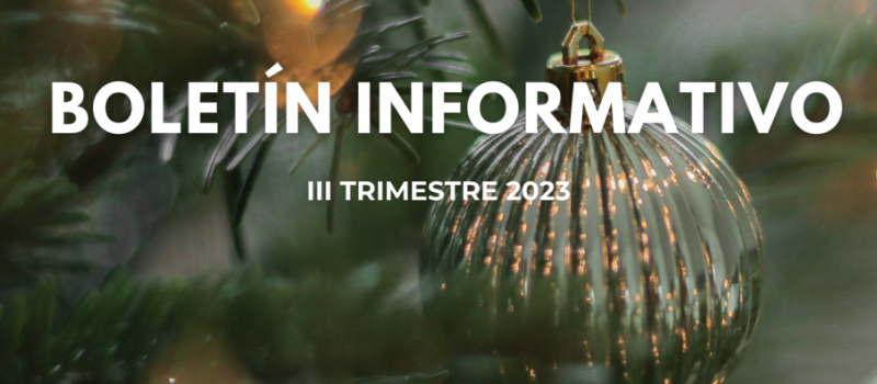 Boletín Informativo III trimestre 2023